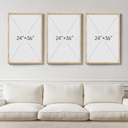 Large Vintage Framed Botanical Wall Art - Image 3
