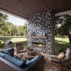 EverStone River Rock Faux Rock Panel, Azure Stone Color - Image 12