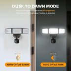 LUTEC 72W 7500LM LED Security Lights Motion Sensor Light Outdoor, 5000K Daylight - Image 5