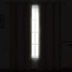 LEMOMO Beige Blackout Curtains 34 x 84 Inch Length/Set of 2 Curtain - Image 3