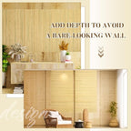 Juexica 1 Pcs Natural Bamboo Wall Panel - Image 5