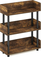Furinno TURN-N-TUBE Display Shelf, 3-Tier Storage Shelves - Image 5
