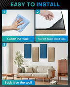 4Pack Fiberglass Acoustic Panels, Self Adhesive Sound Proof Foam Panels - Image 6