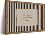 Framed Vintage Inspirational Wall Art, Minimalist There is No Place Like Home by Unknown