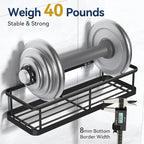 YASONIC Shower Caddy Adhesive, No Drill Bathroom Shower Organizers, - Image 2