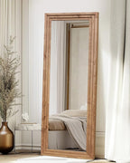 Full Length Mirror 65"x24" Solid Wood Frame Floor Large Mirror - Image 5