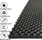 4 PCS Acoustic Panels, High Density Fireproof Noise Cancelling Foam Studio Foam - Image 2