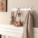 GWAAZXGZ White Wall Mounted Coat Rack - Image 3