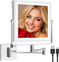 Ruacq Rechargeable Wall Mounted Makeup Mirror by Ruacq