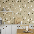 Laatse Magnolia Wallpaper Peel and Stick Vintage Floral Contact Paper 17.5" X - Image 4