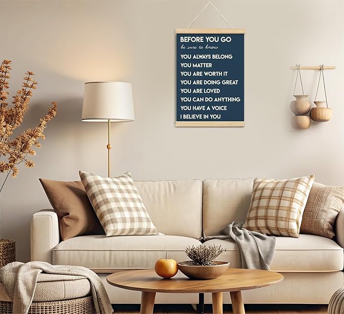Mental Health Positive Affirmations Inspirational Wall Art Decor, Therapist - Image 3