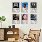 Lidy Set of 6 Drake Poster Music Album Cover Posters Set Merch Wall Art Decor - Image 5