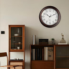 KECYET Atomic Wall Clock 10 Inch, Silent Non-Ticking Vintage Clock Battery - Image 2