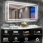 60x36 Inch LED Bathroom Mirror - Image 2