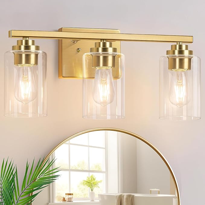 3-Light Bathroom Light Fixtures, Classic Wall Light Fixture by WelcometoVerRon