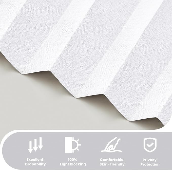 AJAZZ Blackout Accordion Doors Curtain - Image 7