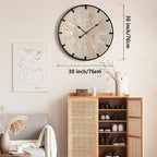 Vantic Farmhouse 30 Inch Extra Large Decorative Wall Clock - Image 8