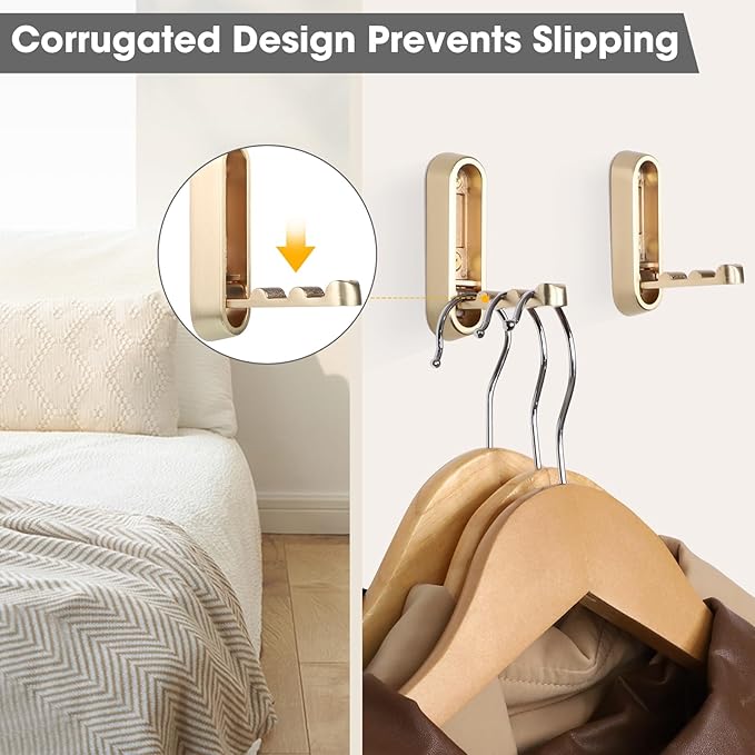 Dntorx Folding Coat Hooks - Image 6