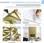 STICKGOO 33 Pack 3D Wall Panels - Image 7
