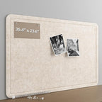 Large Felt Bulletin Board for Wall, Soft Felt Cork Board for Office, Home by CreateYourIdealSpace