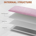 IFNOW Upholstered Wall Mounted Headboard, 3D Soundproof Wall Panels Peel and - Image 5