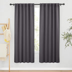 RYB HOME Blackout Grey Curtains by RYBHOME