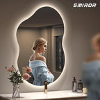 SMIROR Irregular Backlit Bathroom Mirror - Image 2