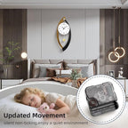 23.6 x 9.8inch Decorative Wall Clocks - Image 6