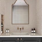 CRE8TIVE Wide 24"x118" Cream White Grasscloth Wallpaper Textured Wallpaper - Image 3