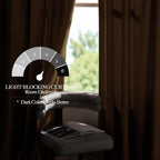 NICETOWN Gold Brown Velvet Curtains, Luxury and Soft Thermal Insulated Velvet - Image 4