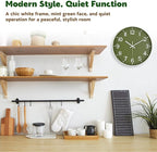 Wall Clock, Battery Operated, Modern Minimalist Design - Image 2