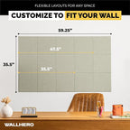 WALLHERO Corkboards for Wall, Pin Up Board, Office Board for Wall, Big Bulletin - Image 4