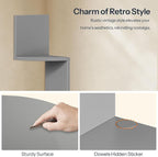 HOOBRO Corner Shelf Wall-Mounted, 4-Tier Bookshelves - Image 7