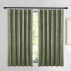 NICETOWN Super Soft Velvet Curtains 63 inches, Sound Reducing Cold Heat - Image 2