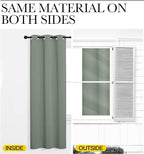 NICETOWN Greyish Green Curtains - Image 5