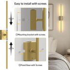 Battery Operated Wall Sconces Set of Two: Dimmable Wireless Wall Lights - Image 9
