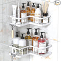 YASONIC Shower Caddy Corner, No Drilling Shower Organizer Corner by YASONIC