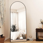 XRAMFY 56"x21" Arched Full Length Mirror Floor Mirrors - Image 5