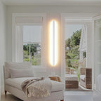 KELUOLY Modern Plug in Long Wall Sconce, 39.3" White Matte LED Wall Lights - Image 2