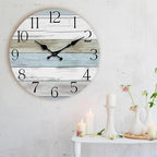 Wall Clock, 14 Inch Wall Clocks Battery Operated Silent Non Ticking, Large - Image 4