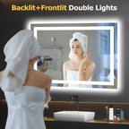 Hivone 40X30 LED Bathroom Mirror - Image 2