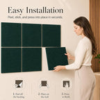 Large Cork Boards for Walls – 48" x 36" Self Adhesive Felt Wall Tiles - Image 4