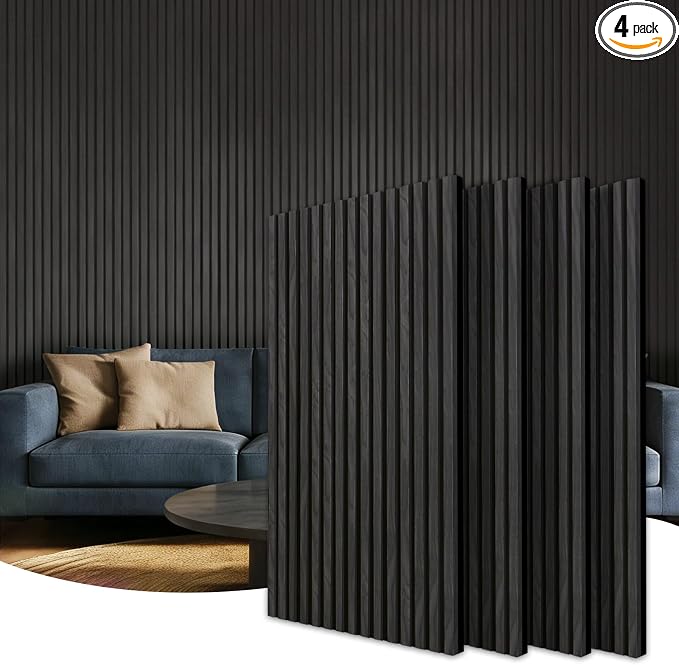 Acoustic Wood Slat Wall Panels by GESSOLANELLC
