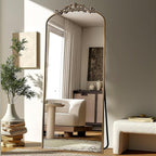 Dewfig Arched Full Length Mirror, Floor Mirror - Image 7