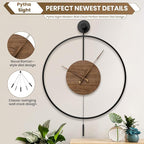 Large Modern Wall Clock, Wall Clocks - Image 3
