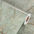 Cyan Marble Contact Paper for Countertops Waterproof Marble Wallpaper Peel and by WallpaperDecoration