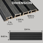 From Plain to Beautiful in Hours WPC Exterior Wall Slat Panels Waterproof - Image 2