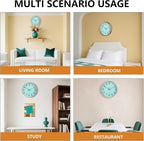 Wall Clocks Battery Operated, 12 Inch Non Ticking Digital Wall Clock, Silent - Image 7