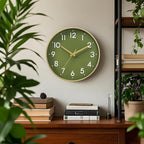 Mosewa Wall Clock 10 Inch, Battery Operated Silent Non-Ticking Modern Analog - Image 2