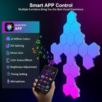OJQ 20 Pack Hexagon Lights Wall RGB Panel - Image 4